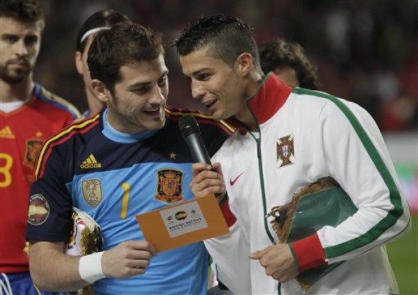 Iker Casillas és Ronaldo